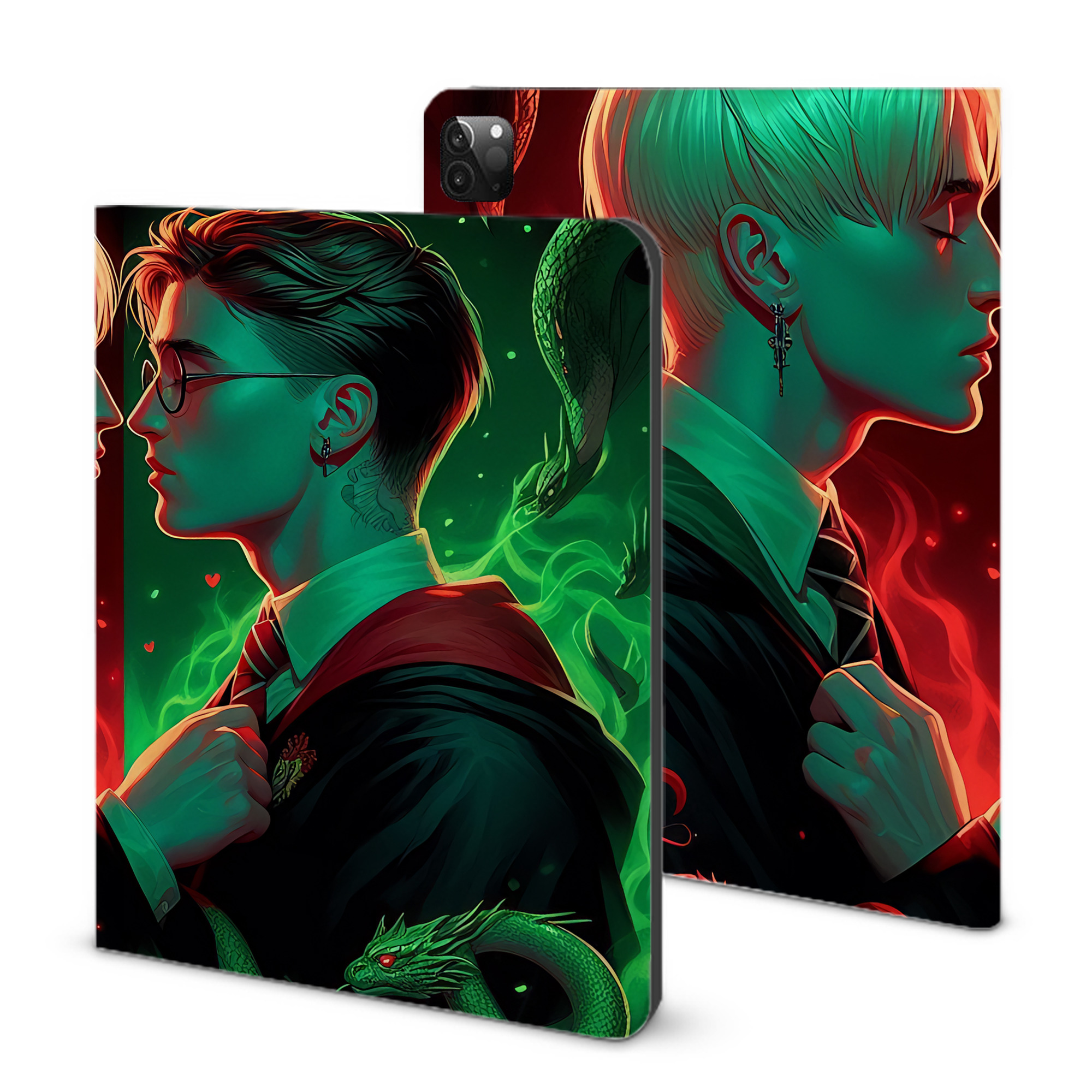 （画像用） Harry Potter ハリー・ポッターシリーズ IPadケース ペンホルダー付き ブックスタイルデザイン